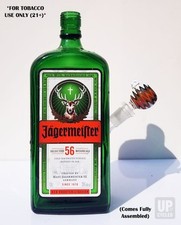 Jager Tobacco Pipe Pack - Handcrafted Authentic Glass Bottle - Made in USA