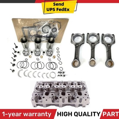 Overhaul Rebuild Kit/rod/cylinder head for Yanmar 3TNM74F-SAKV Engine US
