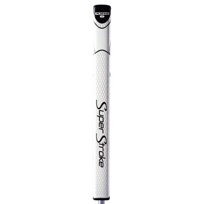 SuperStroke Zenergy Flatso 17'' 3.0 Golf Putter Grip 3.0, White/Black 