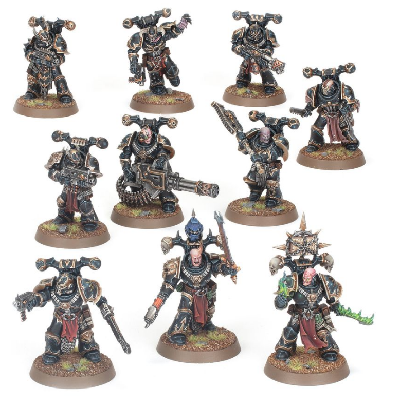 Warhammer 40k Chaos Space Marines Legionaries