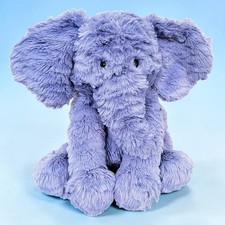 Jellycat Fuddlewuddle Sitting Elephant Plush Stuffed Animal 9 Inch -Fluffy