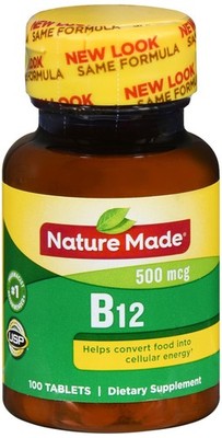 Nature Made B-12 500 mcg Tablets, 100 CT