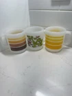 VINTAGE 1980s Glassbake MILK Glass COFFEE CUPS/TEA MUGS