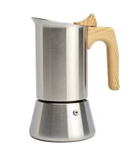 Primula Stainless Steel Stovetop Espresso Coffee Maker 6-Cup Silicone Soft Handl