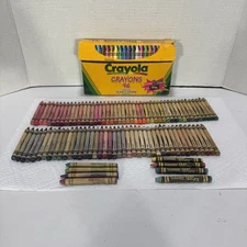 Crayola 96ct Color Crayons Built-in Sharpener Metallic And Gel Fx 2001 Rare