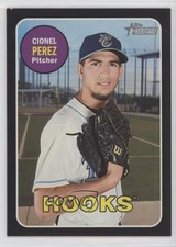 2018 Topps Heritage Minor League Edition Black 6/50 Cionel Perez #155 07ew