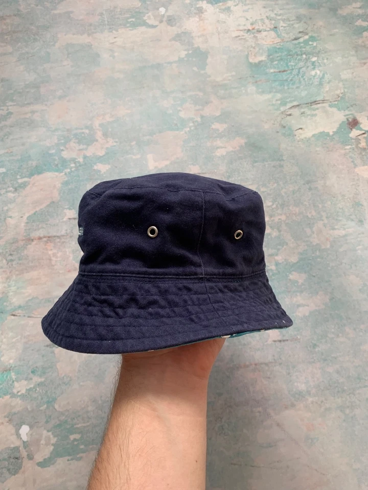 Sombrero Cubo Quiksilver Sombrero de Panamá Para Hombre Talla M Azul Algodón Y2K Foto 3 de 4