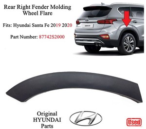 OEM Hyundai Santa Fe 2019-2020 Rear Right Fender Molding Wheel Flare 87742S2000