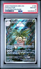 2025 POKEMON MEG EN-MEGA EVOLUTION ILLUSTRATION RARE #135 EXEGGUTOR PSA 8