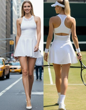 Nwt Adidas Stella McCartney Tennis dress w/ Front Zipper S Small M Medium