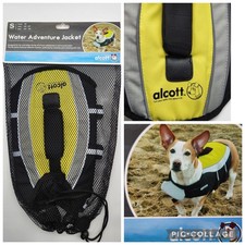 Pet Swimming Water Safety Vest Dog Life Jacket Small New Yellow