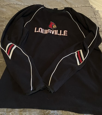 #ad LOUISVILLE CARDINALS Climawarm ADIDAS Black Fleece Men#x27;s 2XL Sweatshirt $20.99