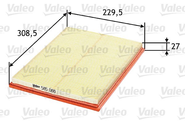 Valeo Luftfilter U.A. FüR Chevrolet, Irmscher, Opel, Vauxhall-image