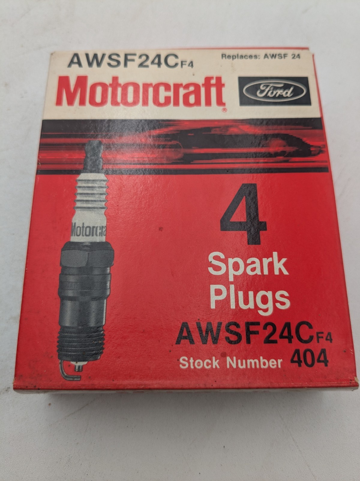 Motorcraft AWSF24C Spark Plugs Copper Vintage  Set of 4