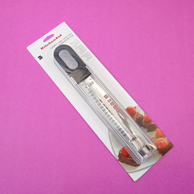 KitchenAid Candy & Deep Fry Thermometer Stainless Steel Clip-On Quality Design