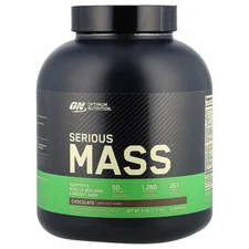 Optimum Nutrition, Serious Mass, High Protein Weight Gain Powder, Chocolate 6 lb