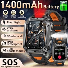 Montre Connectée Homme 2,01 Pouces Bluetooth Podomètre Cardio Fitness Étanche