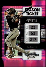 FERNANDO TATIS JR. 2021 CONTENDERS OPTIC PINK PULSAR PADRES HY3