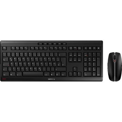 Cherry Electrical STREAM DESKTOP Tastatur & Maus Set Schwarz kabellos (10 m)