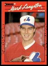 1990 Donruss Mark Langston Montreal Expos #338