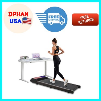 Shock Absorbent Under Desk Treadmill - 1 to 4 MPH Speed Adjustable Walking Pad