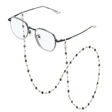 Eyeglass Chains for Women, Bead Eyeglass Holder Chains for Glass, Green