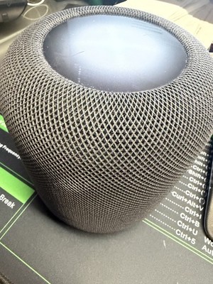 Apple HomePod 2nd Gen A2825 Midnight Smart Speaker w/ Power Cable - Used