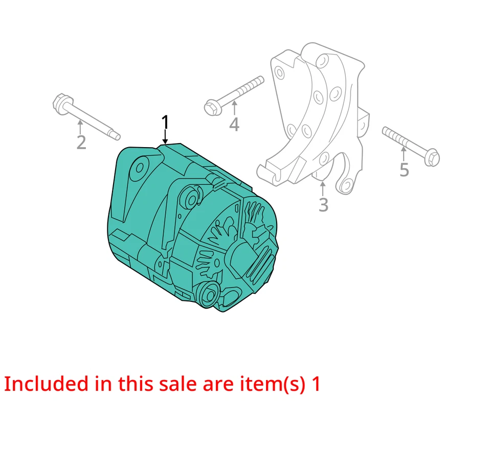 2015 Kia K900 Alternator OEM 158K Miles - LKQ353936210 - Image 4 of 4