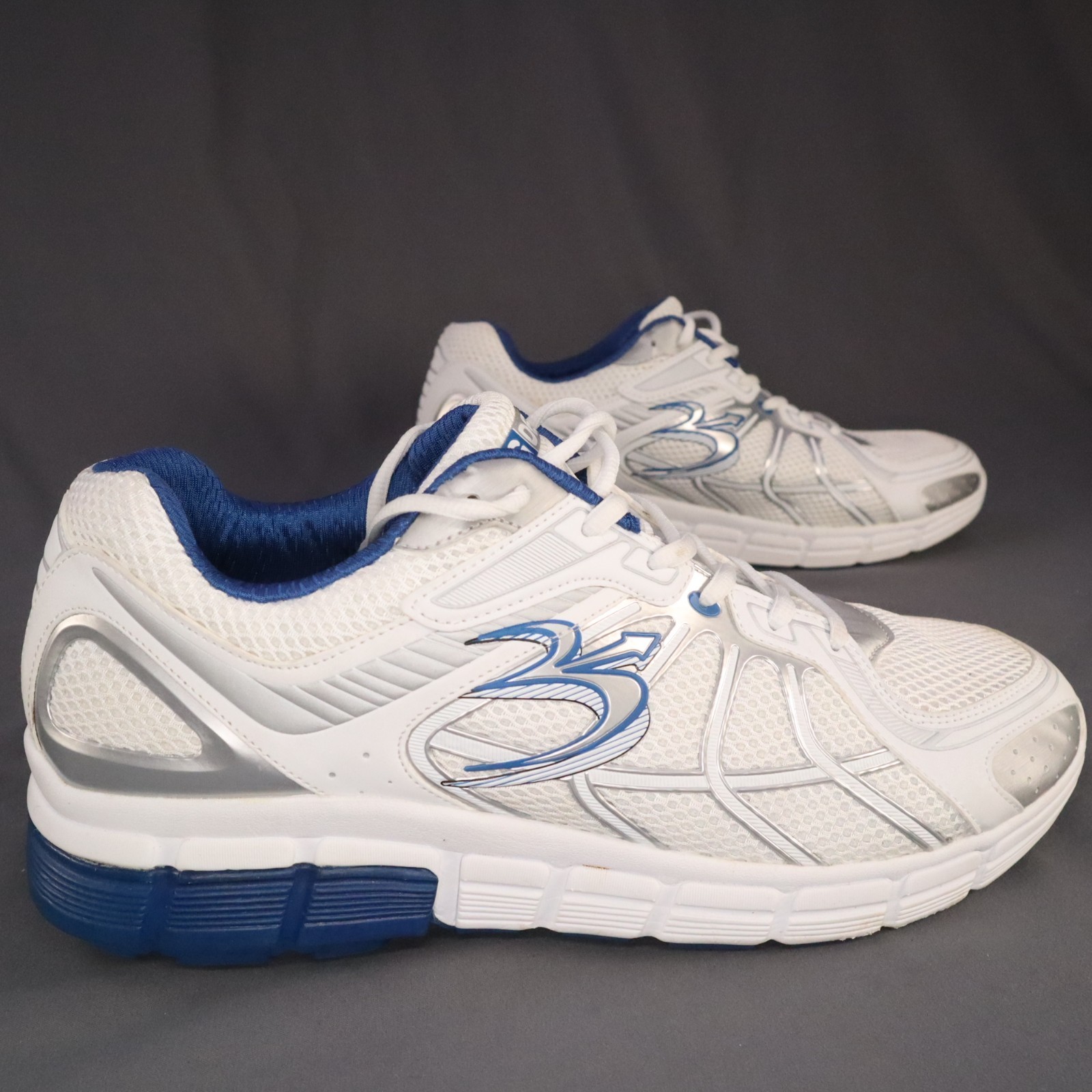 SAOLA Gravity Defyer Uomo Sneakers Tenny Scarpe Bianco Blu Antiscivolo Taglia 13