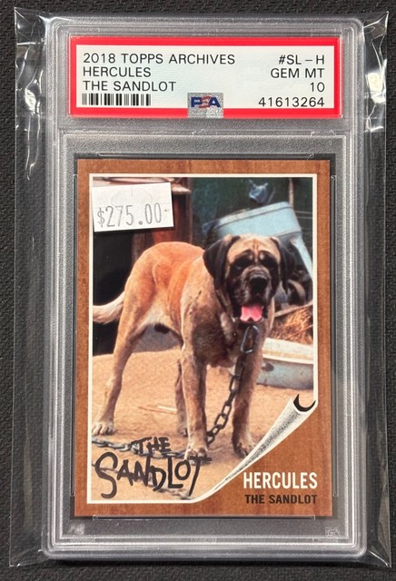 2018 Topps Archives PSA GEM MINT 10 Hercules The Beast The Sandlot #SLH