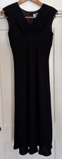 Vintage Bob Mackie Studio Black Sleeveless Dress Size 10 Made in Hong Kong READ