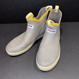 Bota de plataforma al tobillo XTRATUF para niños talla 5 (EU37) gris y amarillo 005022 HTM