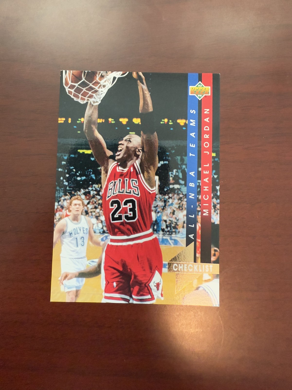 1993-94 Upper Deck All-NBA Teams Checklist #AN15 Michael Jordan HOF