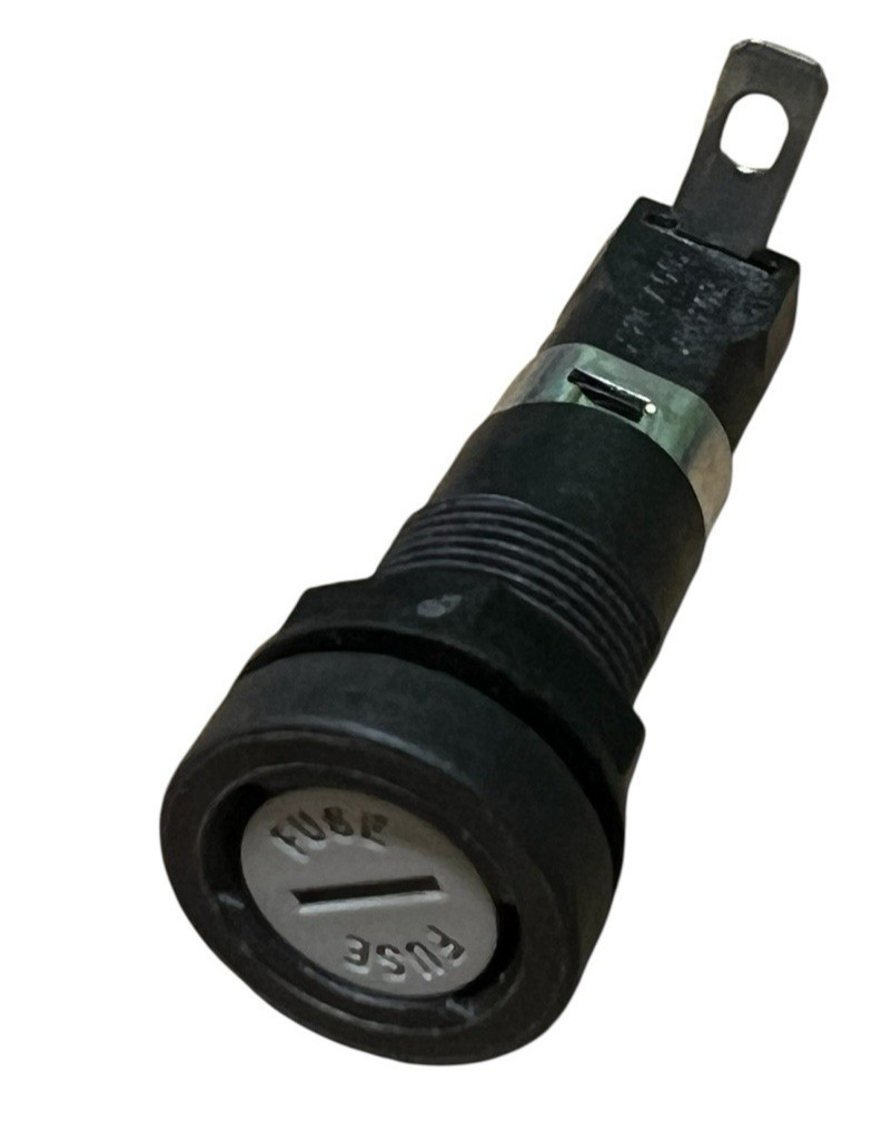 Littelfuse Fuse Holder 345601 20A 300V Max Black Slot Knob Style Low Profile New
