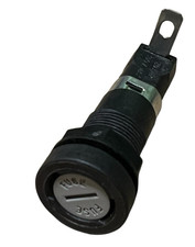 Littelfuse Fuse Holder 345601 20A 300V Max Black Slot Knob Style Low Profile New