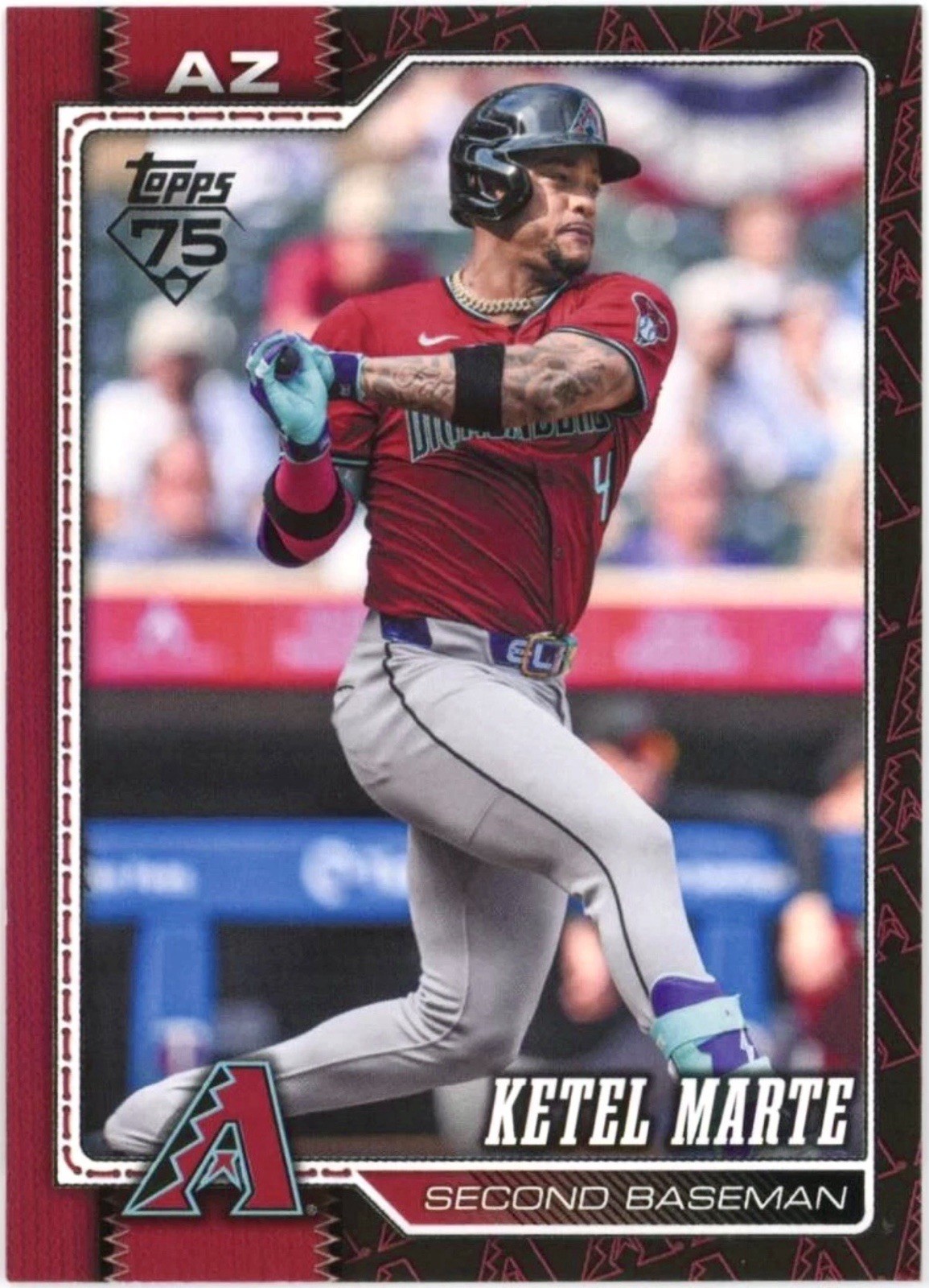 2026 Topps KETEL MARTE Team Color Border