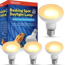 Reptile Heat Lamp Basking Spot Bulb UVA Daylight Light for Amphibian,Lizard,T...