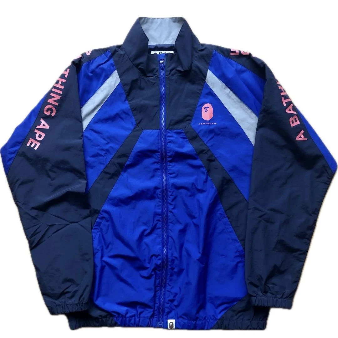 A BATHING APE (BAPE) Color Block Track Jacket BAPE A Bathing Ape Taglia L – 2017 Look OG NIGO Human M