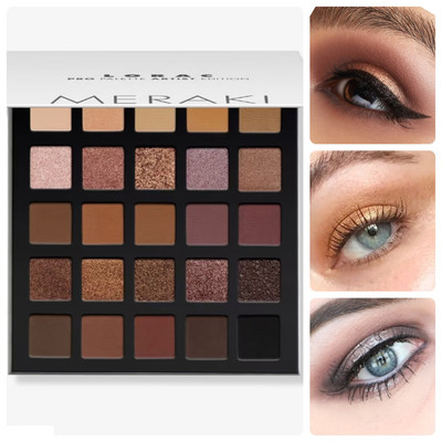 LORAC PRO Palette Artist Edition Meraki 25 shades 22gms/0.77oz NEW in Box RP $49