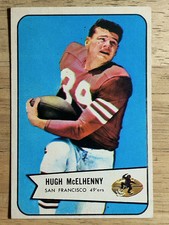 1954 Bowman #54 Hugh McElhenny (EX)
