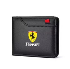 FERRARI Classic Small Wallet For Men and Women Money Card Holder