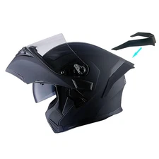 1Storm Motorcycle Modular Full Face Helmet Bike Flip up Dual Visor Sun Shield...