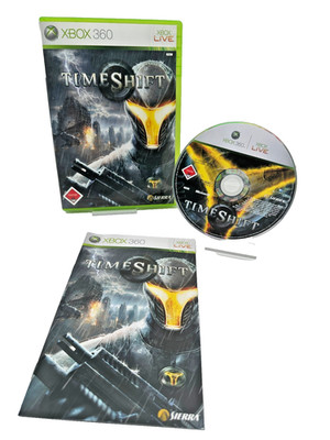 Timeshift Xbox 360 Spiel mit OVP & Anleitung gepflegt Deutsch USK18 Sci-Fi