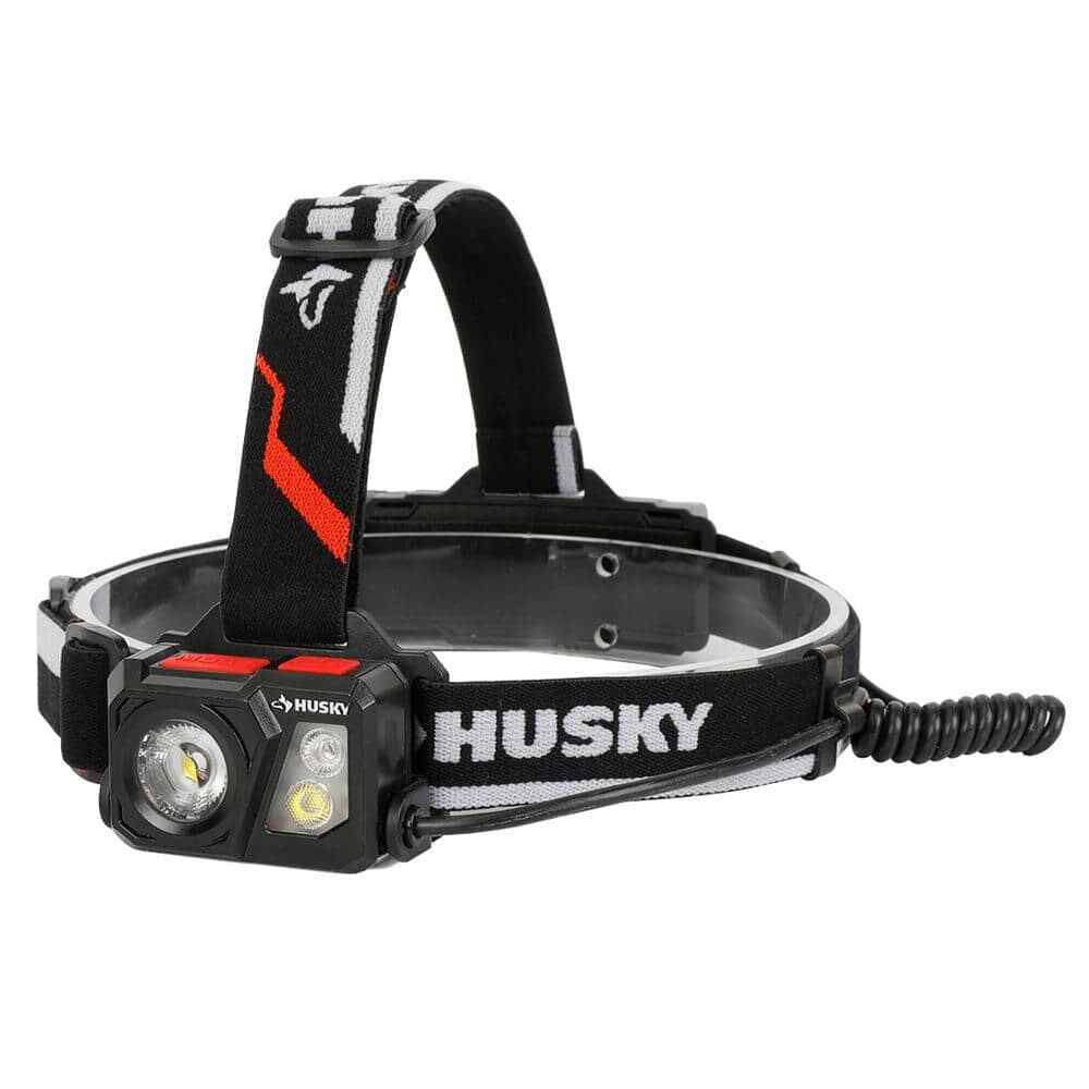 Husky 1000 Lumens Dual Power Compact Rechargeable Headlamp | eBay