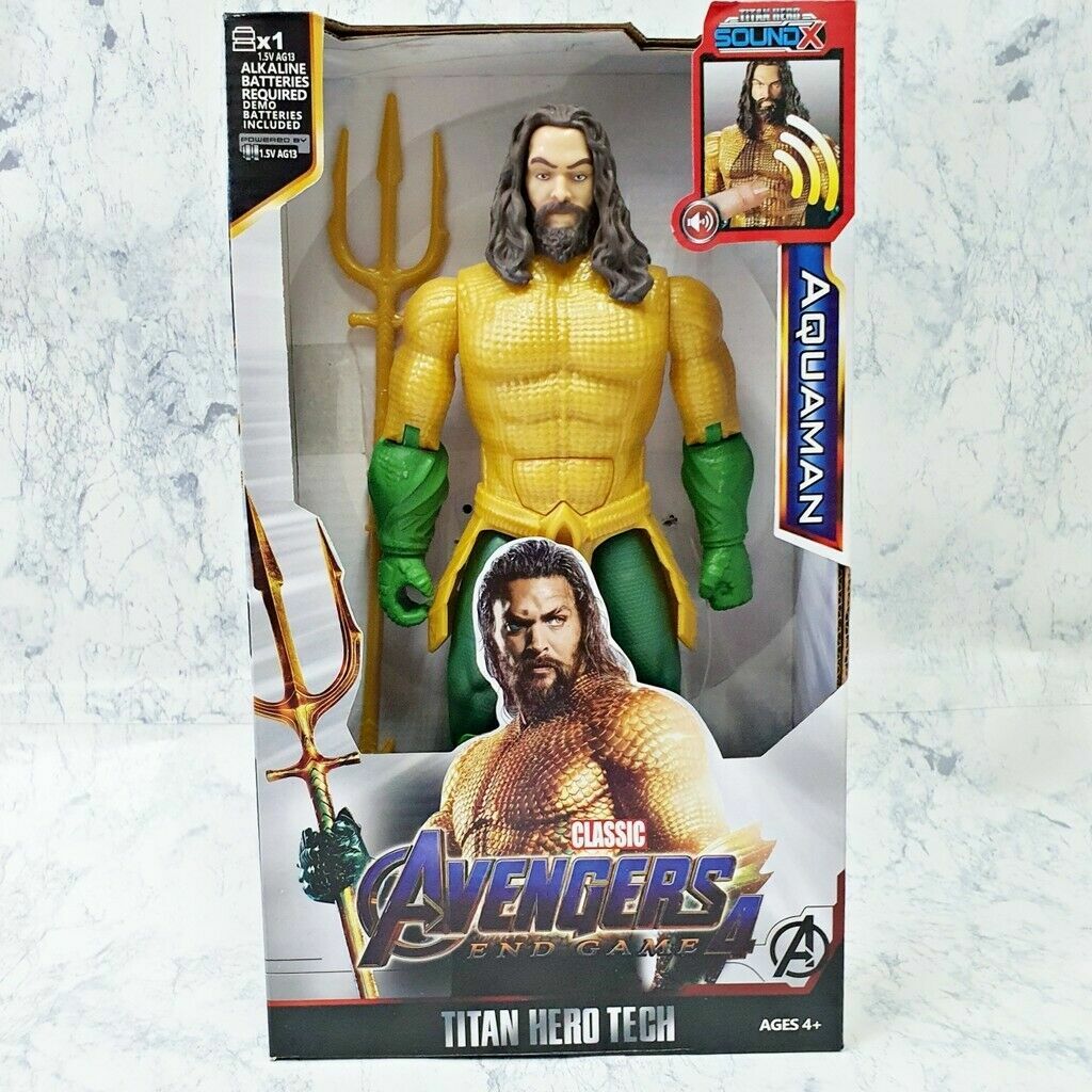 Talking Titan Hero Series AQUAMAN Marvel Infinity War Endgame Action Figures Toy