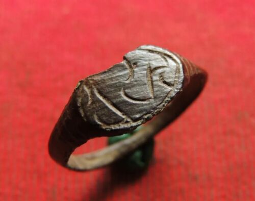Antico anello vichingo bronzo - Foto 1 di 7