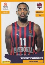 Panini 2024-25 Euroleague Stickers Baskonia Vitoria-Gasteiz 125 Trent Forrest
