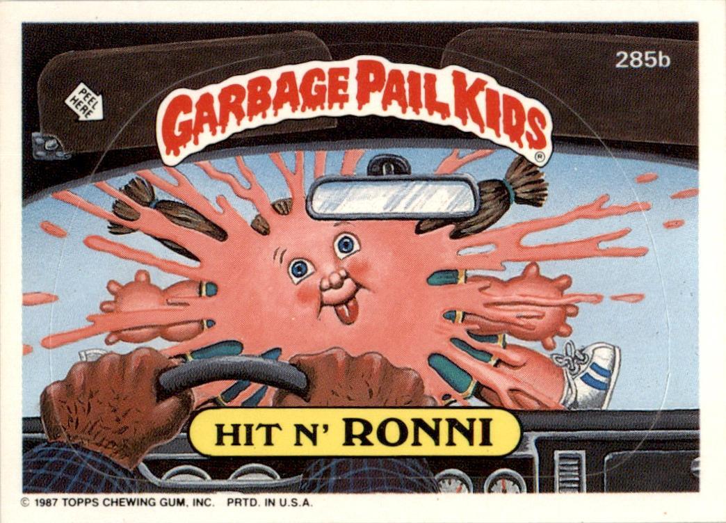 1987 Garbage Pail Kids Series 7 #285b Hit N' Ronni NM-MT | eBay