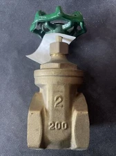WebStone H-10137 Forged Brass Gate Valve Hard Seat 200WOG