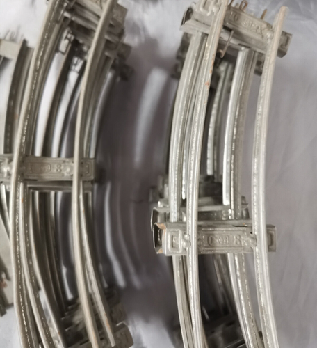 Märklin alte Gleise Spur 0 Uhrwerk-Gleise Kreuzung, Gerade, Gebogen Konvolut - Bild 17 von 17
